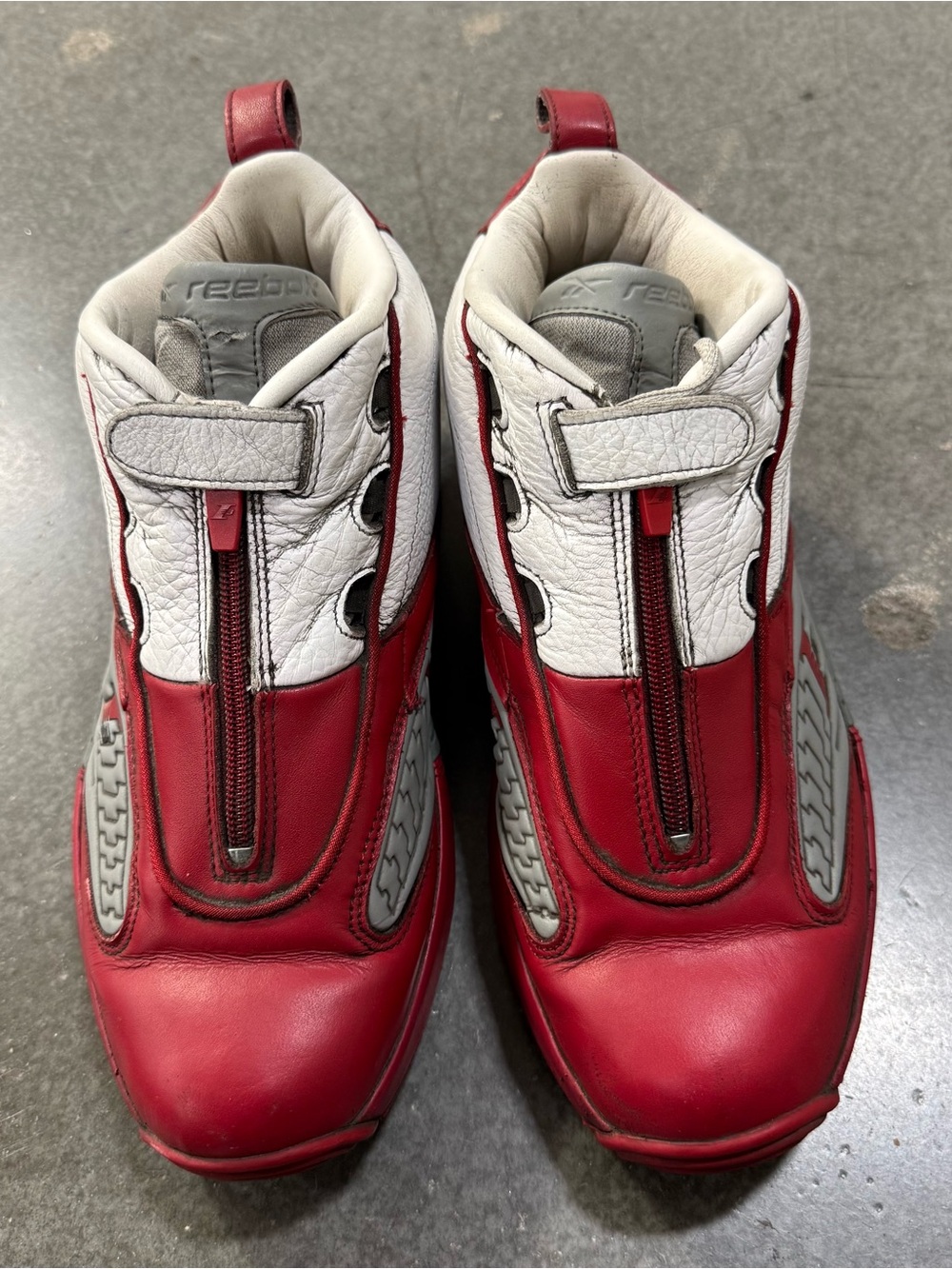 Reebok Answer IV DMX Low white and Red Iverson 4, Vintage, Men’s Size 10 - Picture 3 of 8